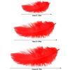 Colorful Natural Goose Feathers for Crafts, 6–12 cm, Multicolor view 2