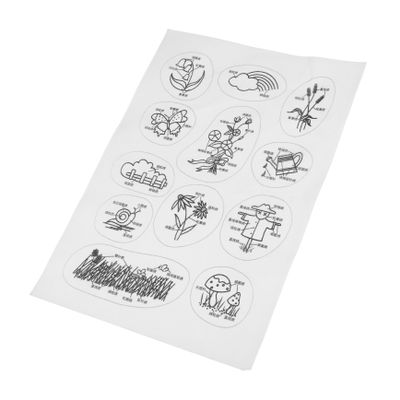 TEHAUX Self-Adhesive Wash-Away Water-Soluble Embroidery Stabilizer