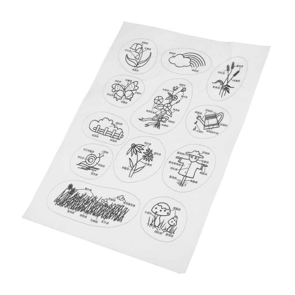 TEHAUX Self-Adhesive Wash-Away Water-Soluble Embroidery Stabilizer