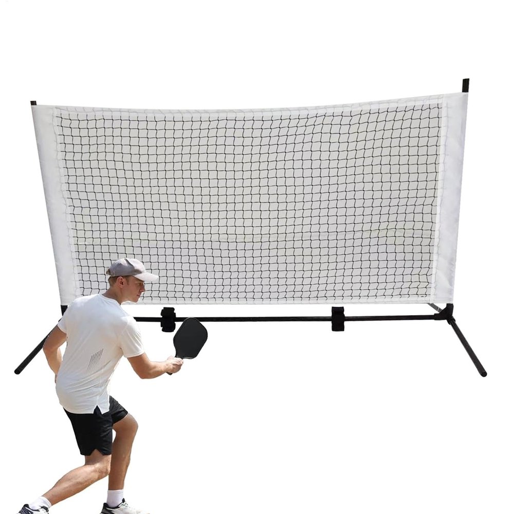Portable Pickleball Practice Net and Tennis Ball Trainer