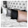 CYMMIYT Pure Solid Silky Satin Silk Pillowcase, Skin Care Hair Anti-Pillowcase, Queen King Full Size Pillow Cover, Burgundy, Standard (51 x 66 cm) view 2