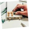 DECOMELODY 270-Degree Copper Hinge, Oval Vintage Design, Stable and Easy to Install for Wooden Boxes and Cabinet Doors view 4