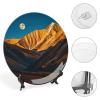 Decorative Bone China Plate, Golden Mountains and the Moon view 4