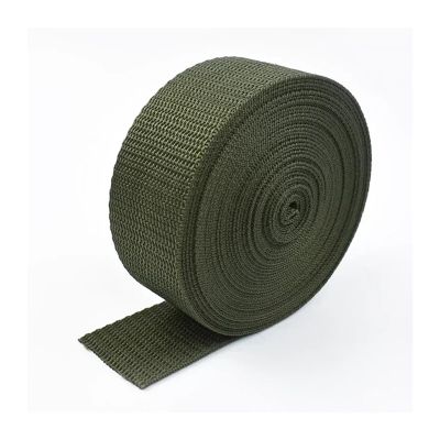 AQXYWQLL 5 m Webbing, 1.1 mm Thick, 20–50 mm Wide, Army Green, 25 mm