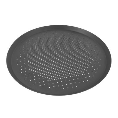 STOBAZA 13-Inch Round Aluminum Alloy Pizza Pan with Holes