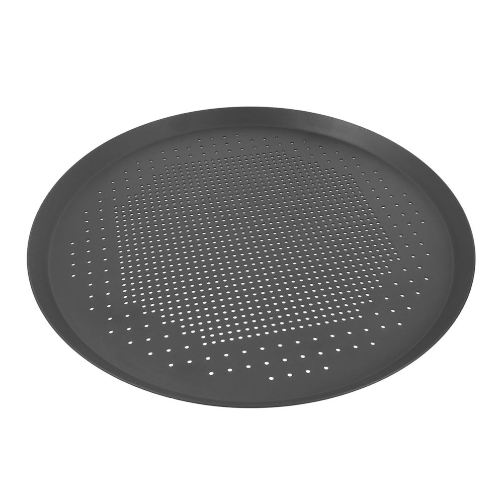 STOBAZA 13-Inch Round Aluminum Alloy Pizza Pan with Holes