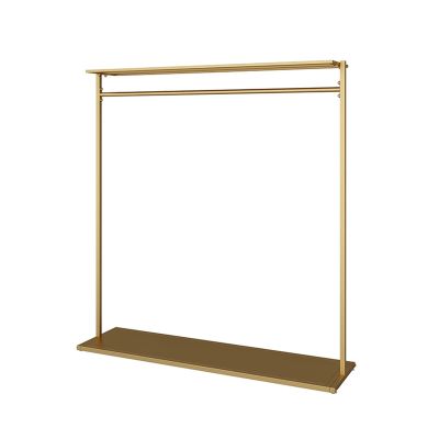 ZXFIYTBH Freestanding Coat Rack, Multifunctional, Gold, Large