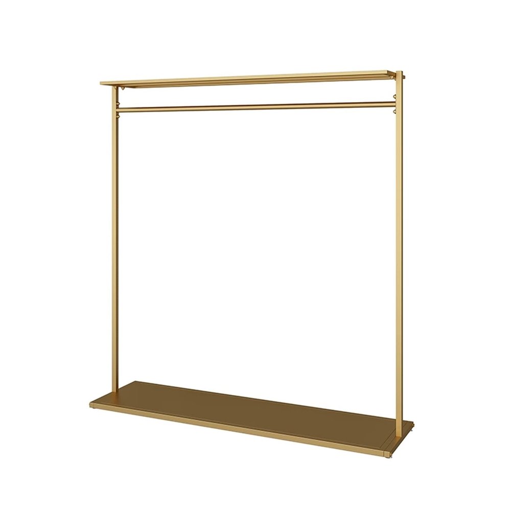 ZXFIYTBH Freestanding Coat Rack, Multifunctional, Gold, Large
