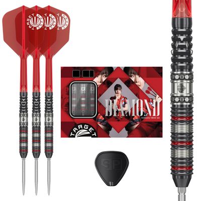 Target Japan Prime Series Diamond G3 Kosuzu Iwao Steel Tip Darts, 24g