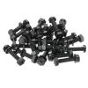 PATIKIL 24-Piece M4 x 20 mm Nylon Screw, Nut and Washer Set, Black view 1