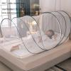 Breathable Mesh Sleep Net, Foldable Pop-Up Mosquito Tent, Lightweight Insect Protection, 90 x 90 x 190 cm (35.4 x 35.4 x 74.8 in), for Home and Camping view 2