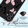 Phoona 2-Pack Cases for iPhone 12 Mini 5.4", Butterfly Black 42 view 4