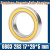 JNVFTCUX 6803-2RS Stainless Steel Ceramic Ball Bearing, 17 × 26 × 5 mm, ABEC-5 view 2