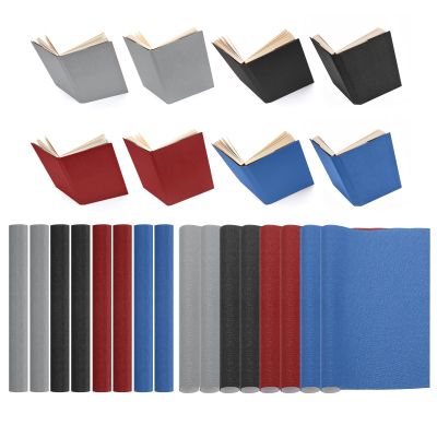 PATIKIL 8-Pc. 14 x 10 in Bookbinding Cloth, Black/Gray/Navy/Dark Red