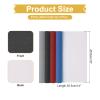 PATIKIL 8-Pc. 14 x 10 in Bookbinding Cloth, Black/Gray/Navy/Dark Red view 2