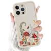 Phoona 2-Pack Case for iPhone 12 Pro 6.1", Aesthetic Mushroom-White Pattern view 3