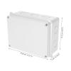 SOESFOUFU ABS and PP Wiring Junction Box, White, for Indoor and Outdoor Use view 2