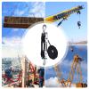 Rope Pulley Hoist - 50-Ft Block and Tackle, 3/8-Inch Rope, 5:1 Lift view 4