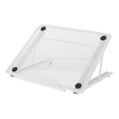 Foldable Iron Laptop Stand, Adjustable for Office and Desk