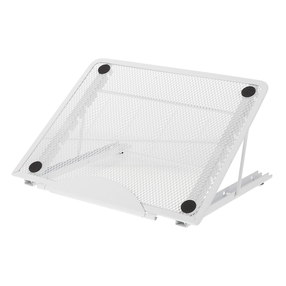 Foldable Iron Laptop Stand, Adjustable for Office and Desk