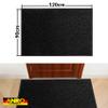 ANRO Fumatte Dirt-Trapping Mat, Indoor & Outdoor, Washable, Black, 90 x 120 cm view 2