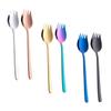 PAMINGONO 6-Piece Sporks, Fruit Forks and Salad Spoons view 1