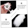 White Rhinestone Car Hanging Ornament view 2