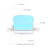 Adjustable Manual Hole Punch, Green, for Office and Home, A4/A5/B5 Paper view 4