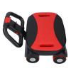 4-Wheel Ab Roller with Elbow Support, Automatic Rebound, Foldable Double-Handle Plank (Black/Red) view 2