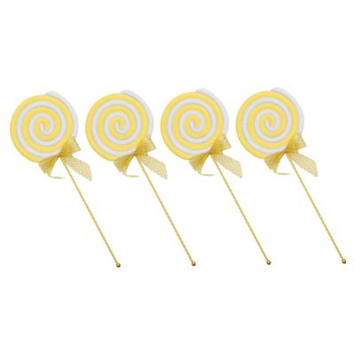 HOLIDYOYO 4-Piece Large Lollipop Decorations for Parties, Window Displays, Photography and Decor