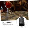 Double-Layer Iron Dice Cup, Black, for Bars and KTV view 3