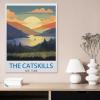 Adults' 1000-Piece DIY Paper Puzzle, The Catskills New York Vintage Travel Poster, 50 x 70 cm - AV32 view 2
