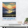 Adults' 1000-Piece DIY Paper Puzzle, The Catskills New York Vintage Travel Poster, 50 x 70 cm - AV32 view 3