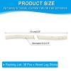 PATIKIL 36 Pcs 10 cm Natural Wooden Craft Sticks, 0.2–0.5 in Diameter, White view 2