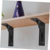 Angoily Metal Floating Shelf Bracket, Heavy-Duty Wall-Mount Shelf Support view 4
