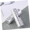 TOGEVAL Bike Stunt Pegs, Aluminum Alloy, 9.5/10 mm Axle, Quick-Release, Silver view 3