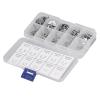 200-Piece E-Clip Assortment Set, Stainless Steel External Retaining Rings for Bearings view 4