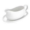 Orolotay 14 oz Ceramic Gravy Boat with Saucer view 1