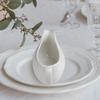 Orolotay 14 oz Ceramic Gravy Boat with Saucer view 3