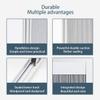 Cordless Honeycomb Blackout Blinds with Gray Aluminum Frame, White, 100 cm W x 180 cm H view 4