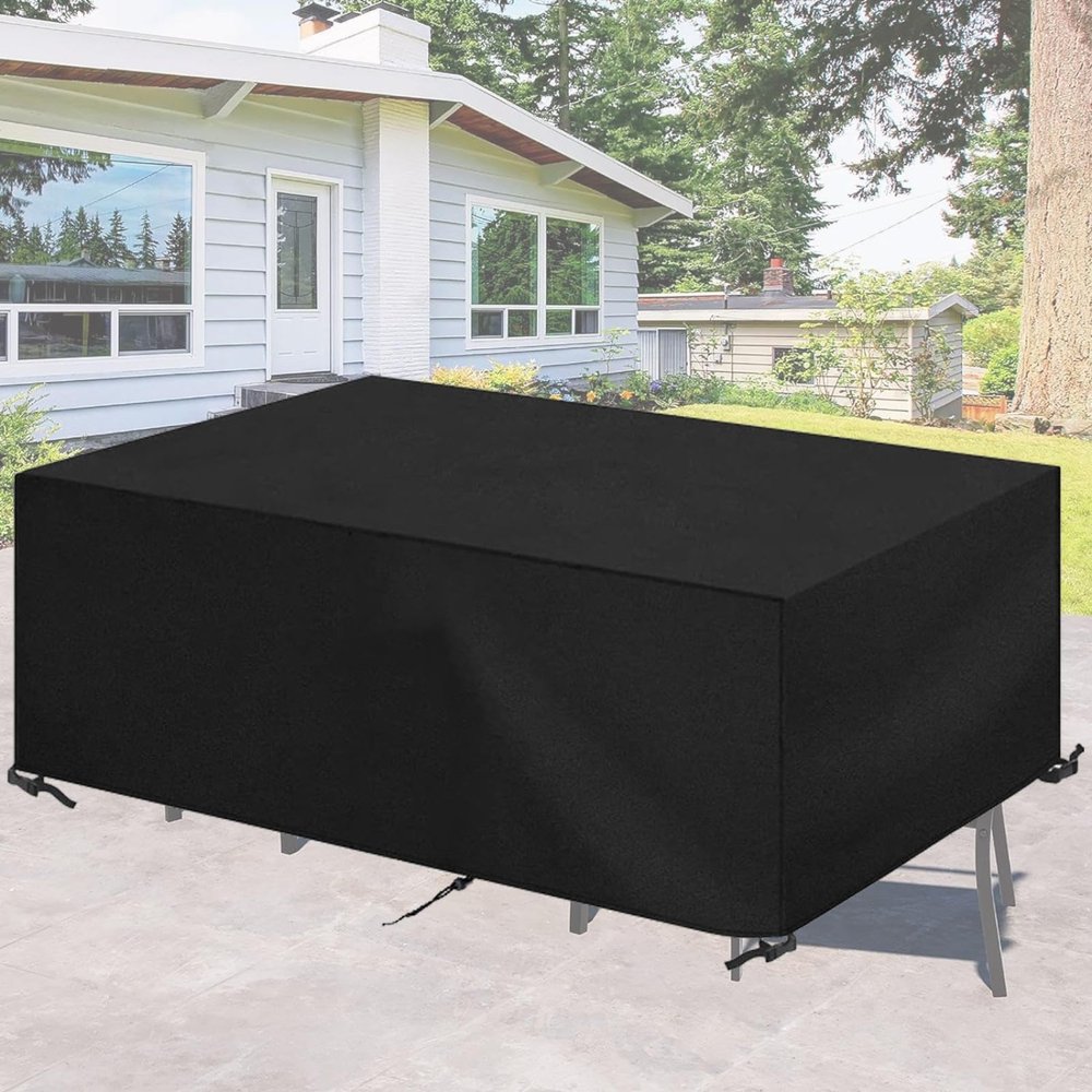 AUUZPI Waterproof Patio Furniture Cover 98.4 x 70.9 x 29.1 in, UV-Resistant 420D Oxford Fabric