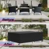AUUZPI Waterproof Patio Furniture Cover 98.4 x 70.9 x 29.1 in, UV-Resistant 420D Oxford Fabric view 3