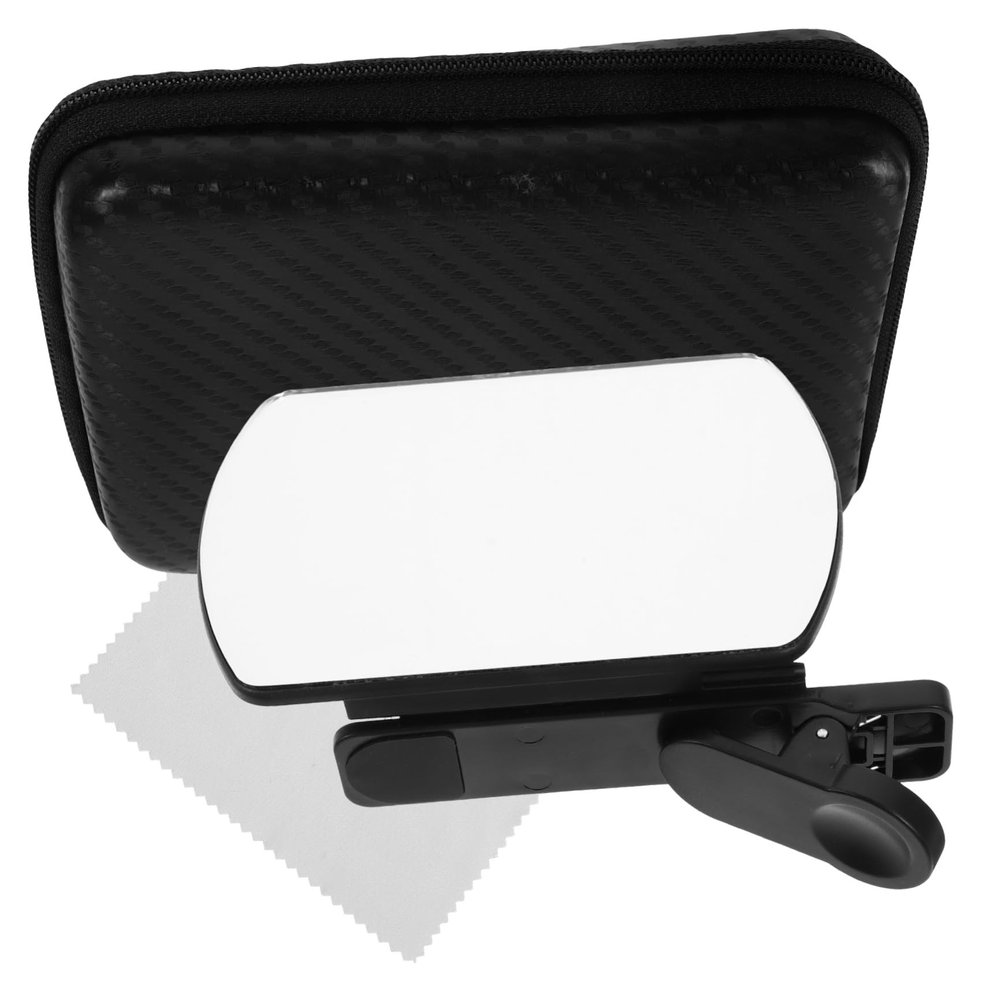 Hemobllo ABS Phone Camera Reflection Clip with Adjustable Clip and High-Definition Mirror for Selfies, Random Color