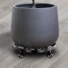 Metal Rolling Plant Caddy with Locking Wheels view 2