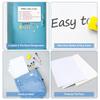 Orolotay 4-Pack Magnetic Whiteboards, Dry Erase, Stain-Resistant, 12 x 8 in view 3