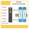 AIRUIXI Rail-Mount Temperature Transmitter, PT100, 4–20 mA, 0–150°C view 3