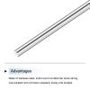 QUARKZMAN 16 mm x 305 mm 304 Stainless Steel Solid Round Bars, 4-Pack view 4