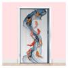 Sliding Folding Door, Invisible Honeycomb Room Divider with Handle and Lock view 1