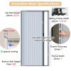 Sliding Folding Door, Invisible Honeycomb Room Divider with Handle and Lock view 2