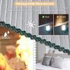 Sliding Folding Door, Invisible Honeycomb Room Divider with Handle and Lock view 4